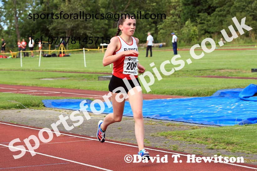 3000 metres, 2023 NEGP 4 Monkton, Wed., July 12th.  Photo: David T. Hewitson/Sports for All Pics